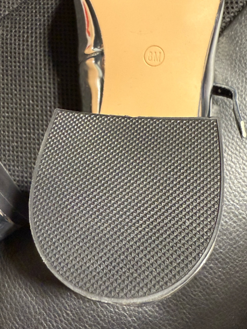 NWOT - Brand New Steve Madden Metallic Silver Mary Jane Heels - Picture 3 of 4